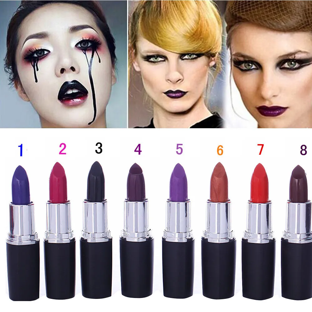 Водостойкая 8 видов цветов Косметическая Помада Vampire Style F905|lasting lipstick|long lasting