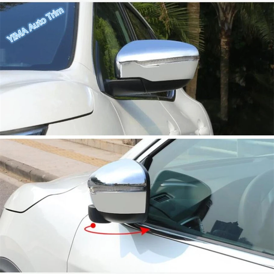 Защитная накладка для зеркала заднего вида автомобилей Nissan Qashqai J11 2014-2020