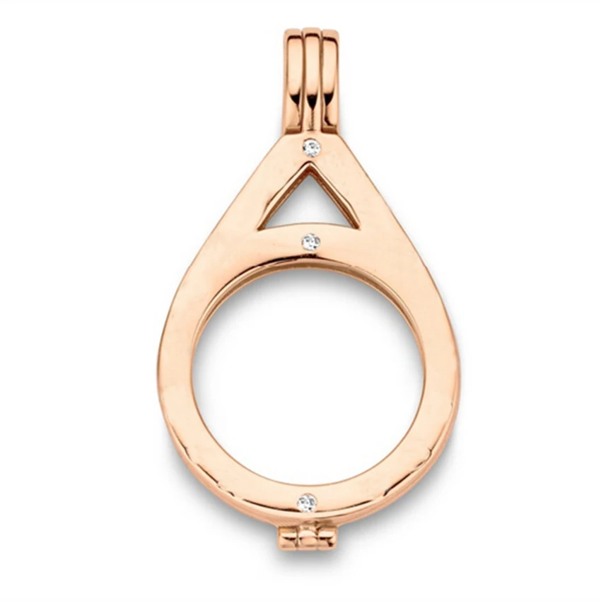 &quotPRESELL PRODUCT&quot My Moneda Coin Pendant Nena Rosegoldplated Holder fit 33mm Large Disc 50pcs/lot | Украшения и
