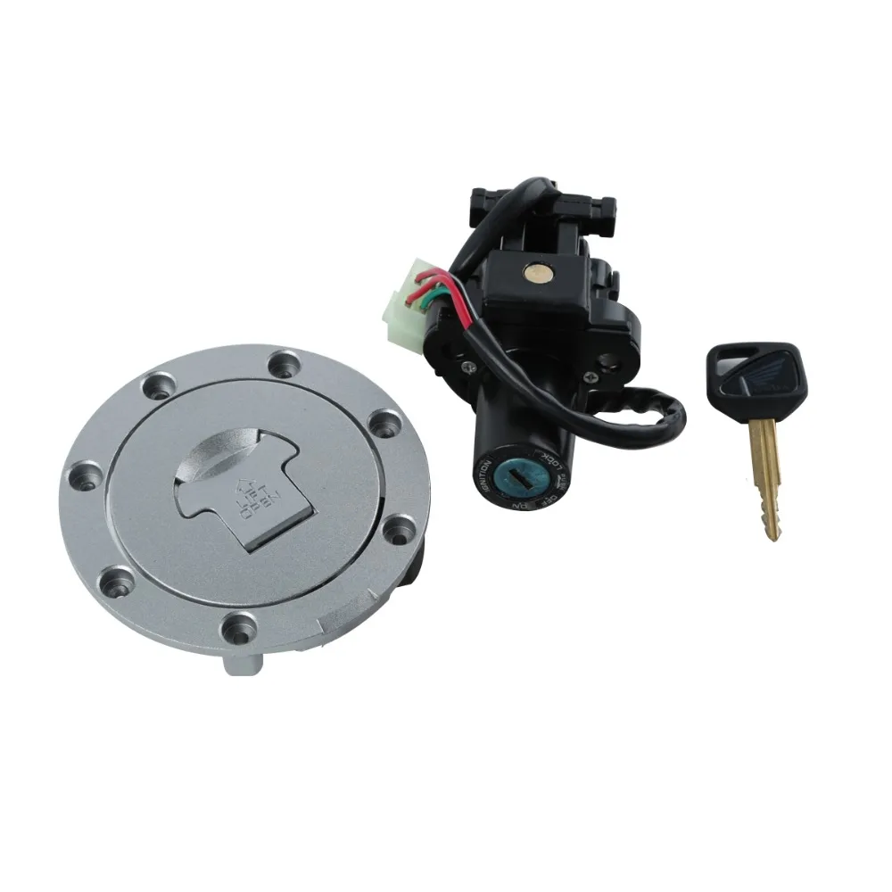 

Металлическая крышка для топливного бака мотоцикла, замок замка + замок зажигания для HONDA CBR600RR 03-06 CB1300 03-08 ST1300 03-11