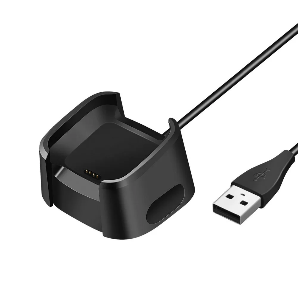 Duszake зарядная док-станция для Fitbit Versa Usb кабель передачи данных базовое настольное