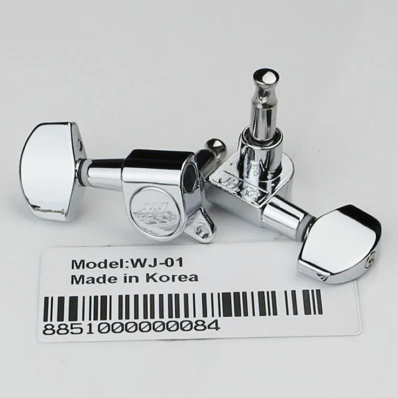 Новая гитара Wilkinson WJ-01 3R3L с головками тюнеры WLS 3 + хромированные серебряные