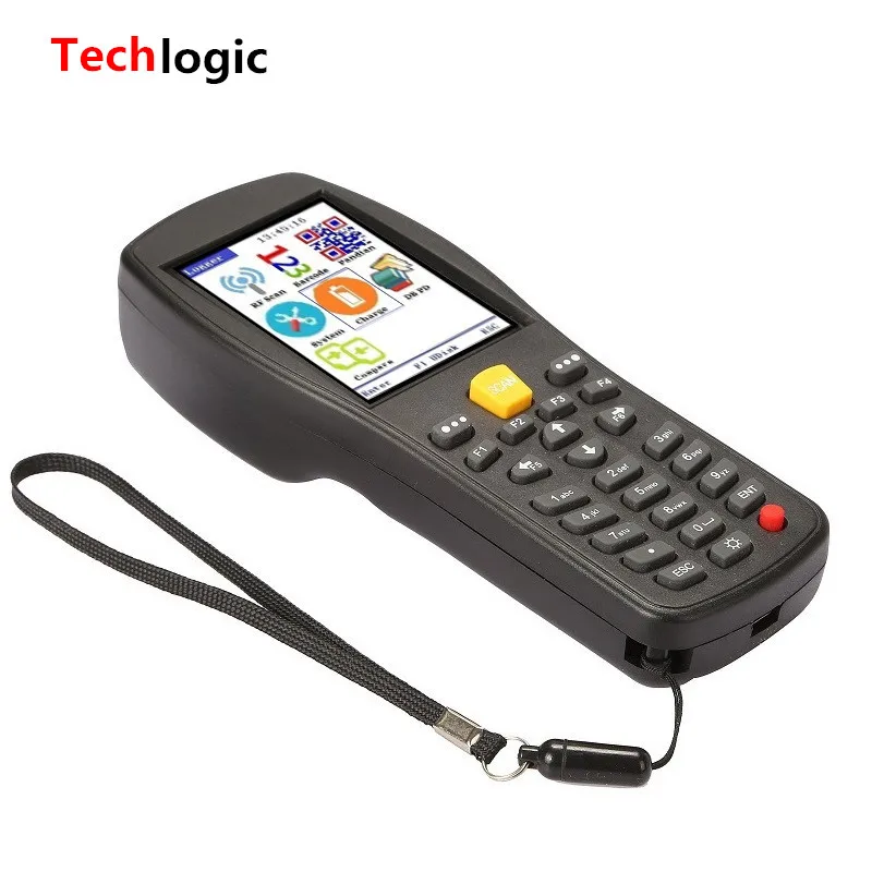 Techlogic X9 2D QR PDF417 Barcode Scanner 1D 2D Wireless Barcode Scanner Handheld Terminal PDA Wireless Bar Code Reader Bar Gun