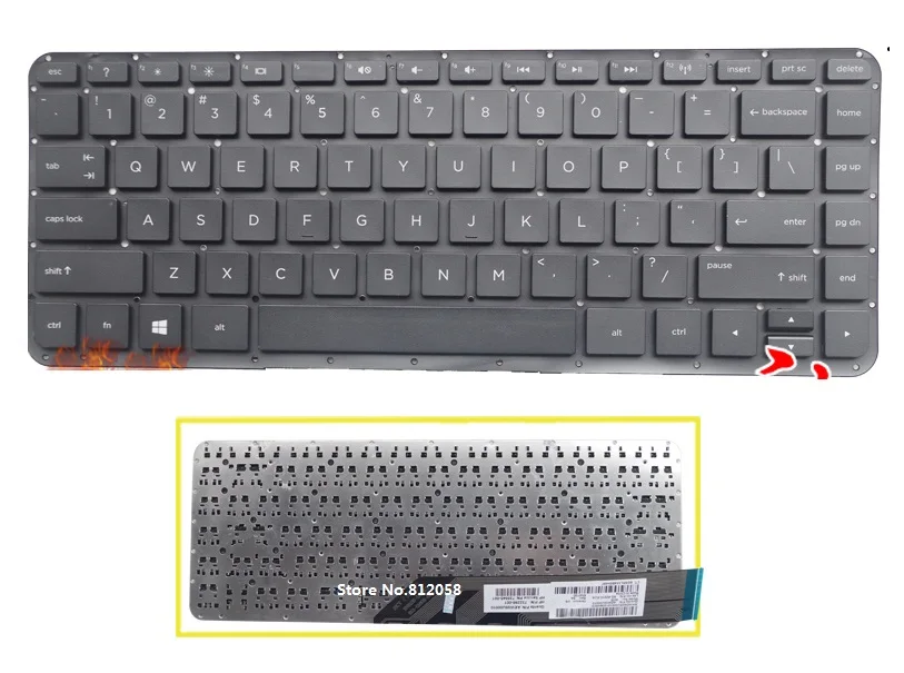 SSEA новая клавиатура для ноутбука с английской раскладкой HP Split 13-M000 X2 13-M100