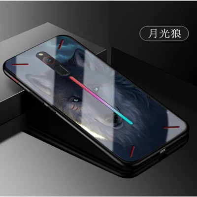 Для ZTE Nubia Red Magic чехол для телефона чехол s Закаленное Стекло задняя крышка для Nubia рамка RedMagic закаленное Стекло крышка чехол S - Цвет: A1