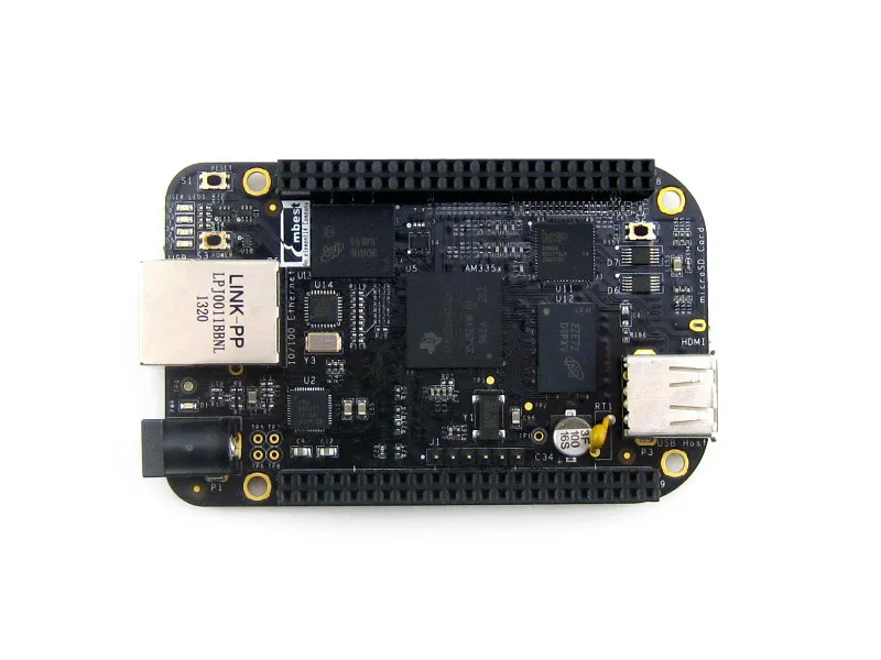 BB Black Rev C 1 ГГц ARM 512 МБ ОЗУ 4 Гб флэш-памяти Linux Android оценочная плата для BeagleBone |