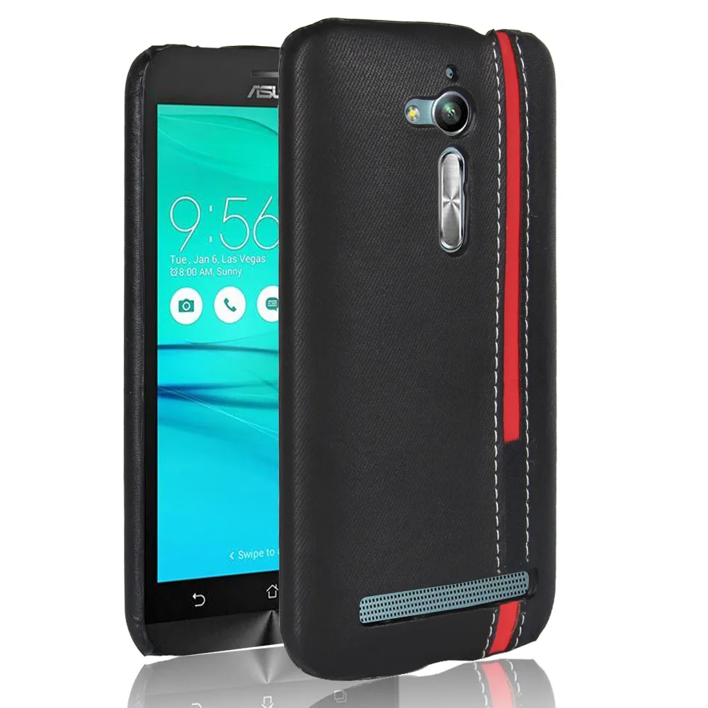 Чехлы для телефонов Asus Zenfone Go ZB500KL роскошный двухцветный кожаный чехол сумка |