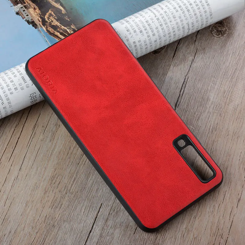 Чехол для Samsung Galaxy A5 A6 A7 A8 A9 Plus Star 2017 2018 coque роскошный винтажный кожаный чехол