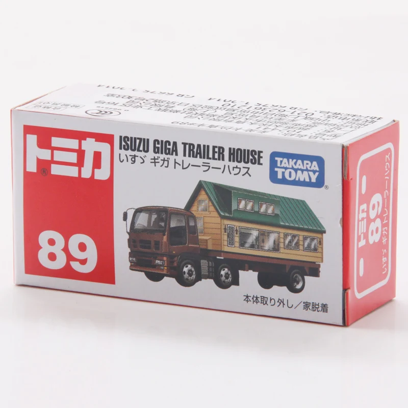 Takara Tomy Tomica 1/64 ISUZU GIGA прицеп дом металлический Литая машина игрушечный автомобиль