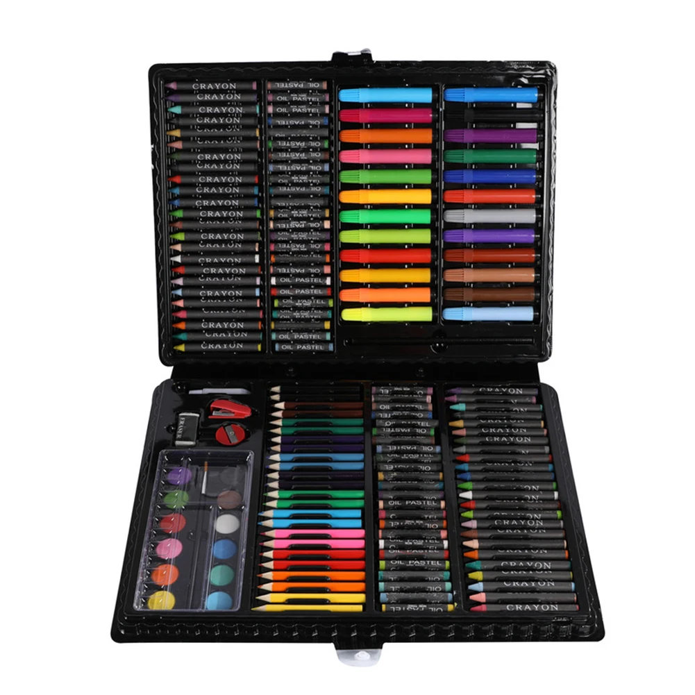 168 шт. Канцелярские Товары для детей набор инструментов рисования коробка