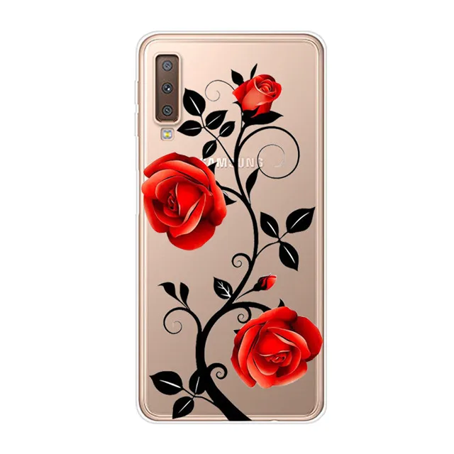 57 6,0 ''для samsung A7 чехол A750F Силиконовый ТПУ мягкий чехол для Para samsung Galaxy A7 чехол пейзаж Fundas A 7 7A Coque - Цвет: 57