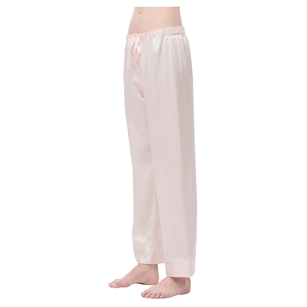 Lilysilk пижамы брюки для девочек 100 шелк женщин чистый сплошной 22 Momme Chic Обрезанные