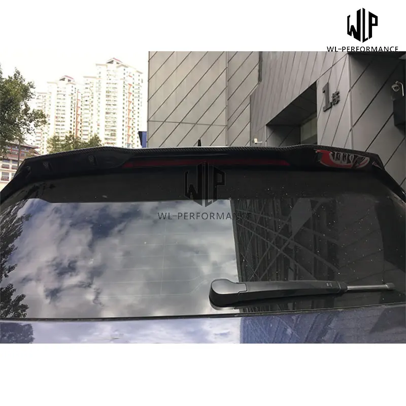 VW Golf7 MK7 высококачественный спойлер на заднюю крышу из углеродного волокна