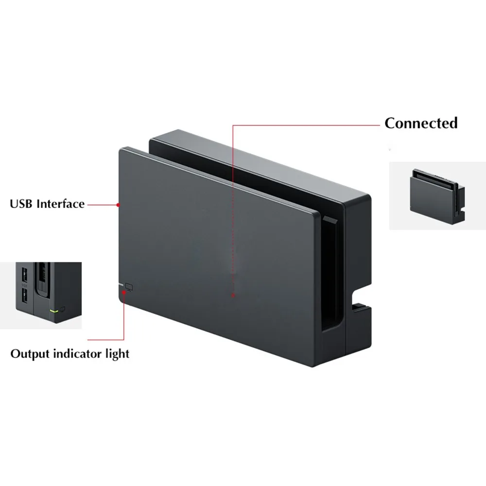 Запасная оригинальная зарядная док-станция HDMI, док-станция, хаб для Kind, переключатель NS NX, зарядная колыбель, игровой держатель, аксессуары