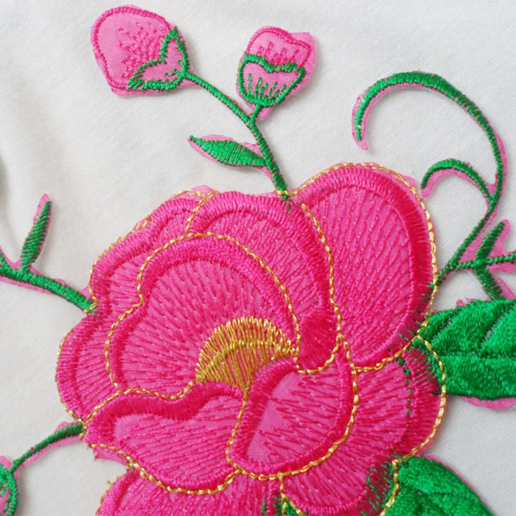 200 шт./лот оптовая продажа маленькая нашивка цветы для ткани Железная На вышивке