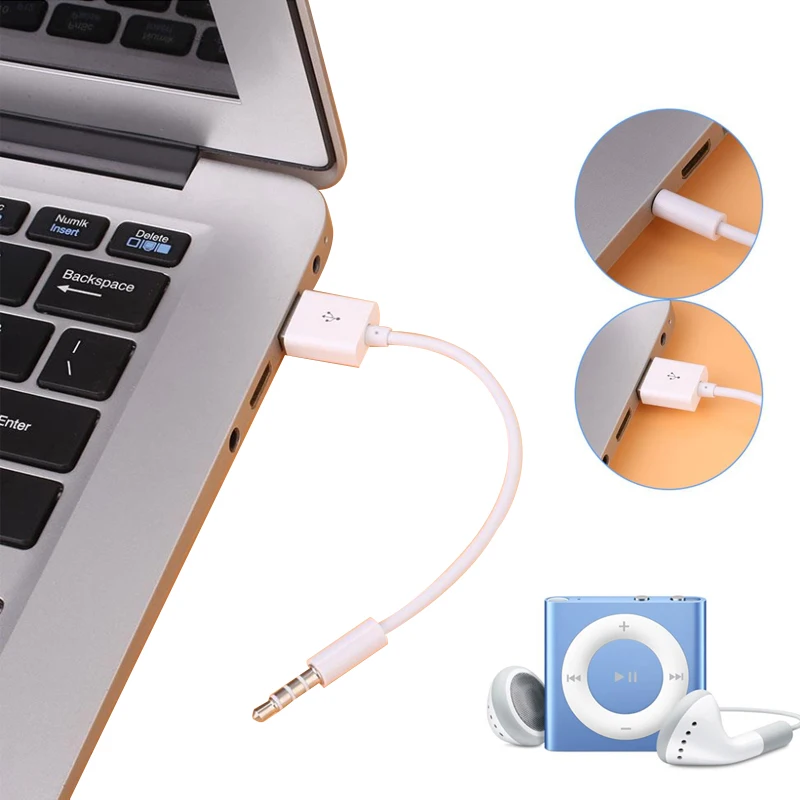 3 5 мм разъем для USB 2 0 Синхронизация данных зарядное устройство Передача аудио