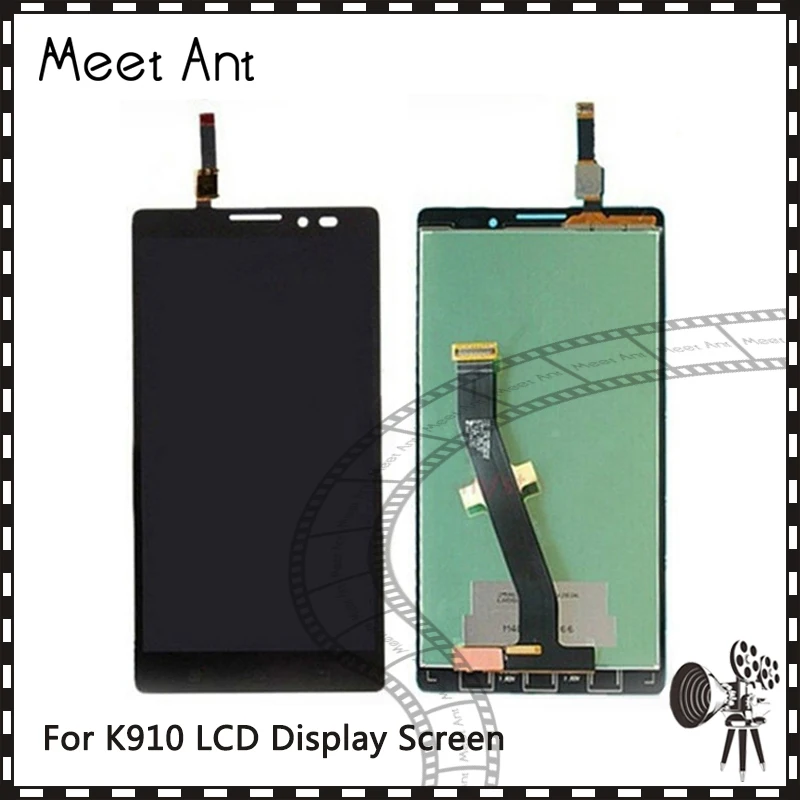 

10pcs/lot high quality 5.0'' For Lenovo VIBE Z K910 LCD Display Screen With Touch Screen Digitizer Assembly