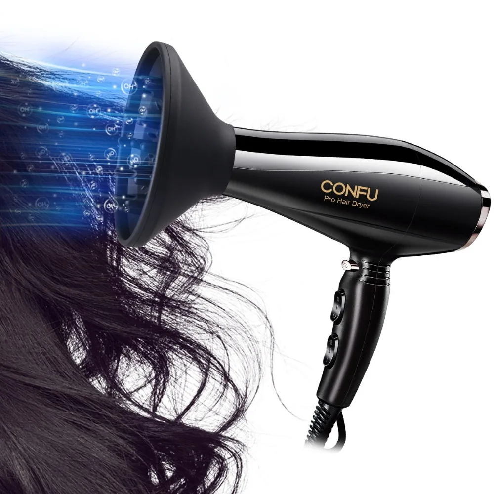 CONFU 2 скорости и 3 Тепловые настройки Фен 220-240 В 50 Гц 2000-2300 Вт ручной фен специальная