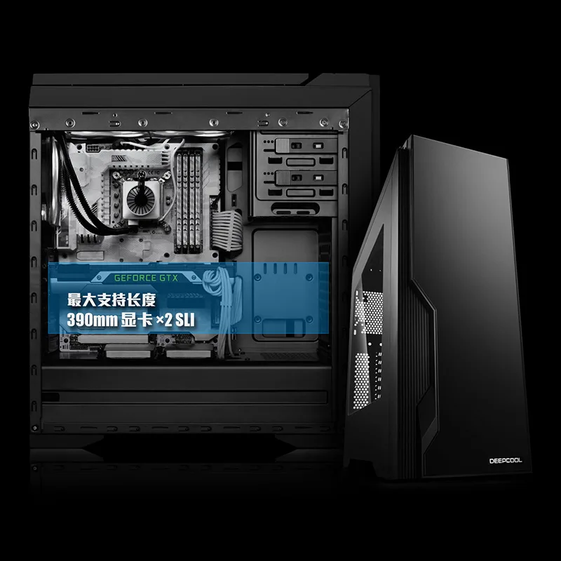 Чехол для компьютера DEEPCOOL Dukase (поддержка материнской платы ATX/Поддержка водяного