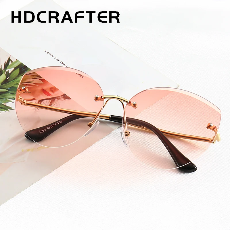 HDCRAFTER кошачий глаз солнцезащитные очки женские дизайнерские Роскошные брендовые
