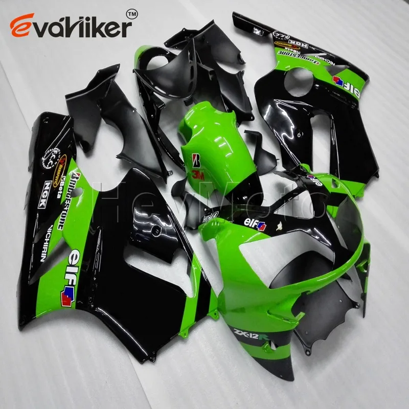 Обтекатели из АБС-пластика для ZX12R 2002 2003 2004 2005 2006 красное пламя ZX 12R 02 03 04 05 06 панели