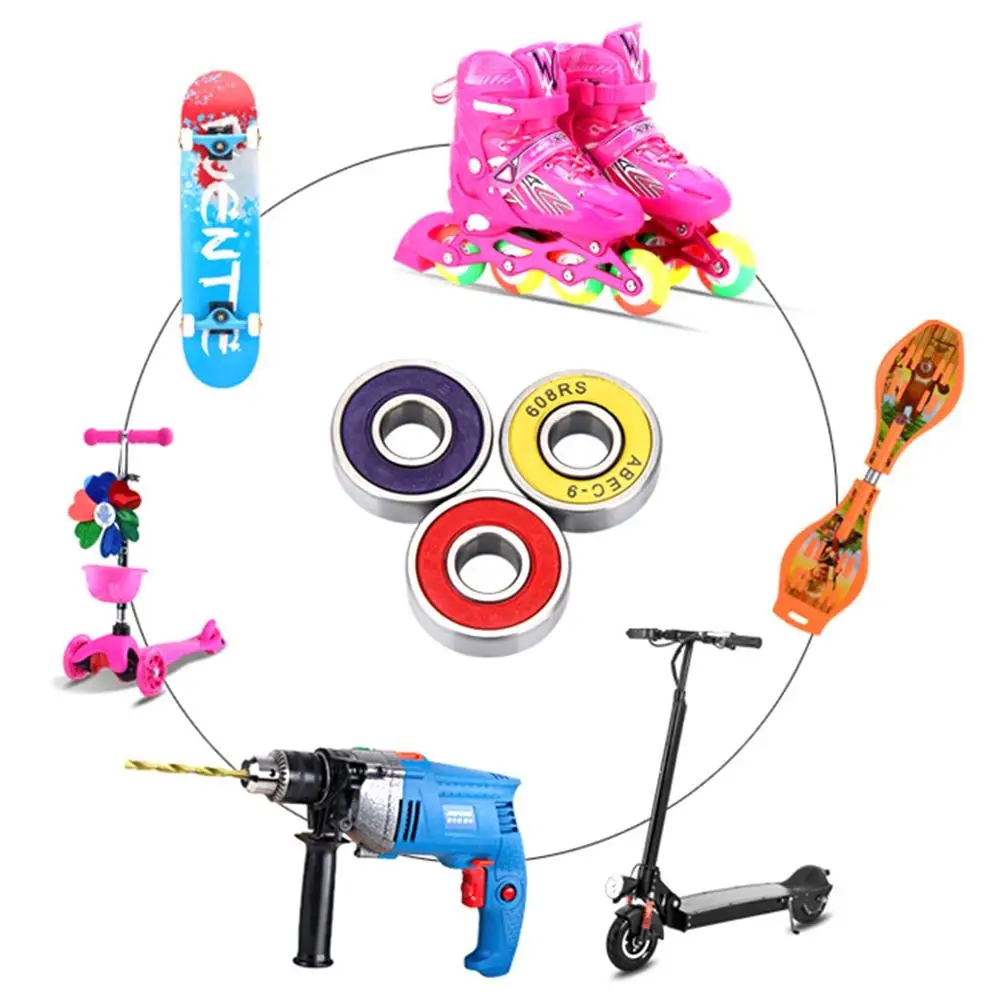 Mounchain Precision 608 RS ABEC 9 профессиональные шарикоподшипники скутеры электрические