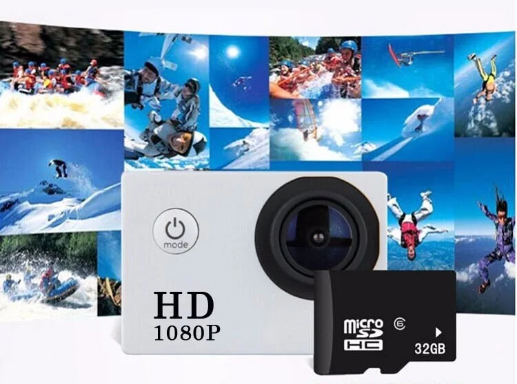 1080 P HD открытый мини Спорт Действие Камера Водонепроницаемый IP Камера Cam DV gopro стиль go pro с Экран полный Цвет водонепроницаемость Видеорегистратор видеонаблюдение скрытая камера камеры видеонаблюдения