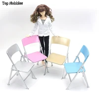 scale 16 folding chairs model dollhouse toy action figure accessories dollhouse miniature furniture f 12soldiers dolls bjd sd