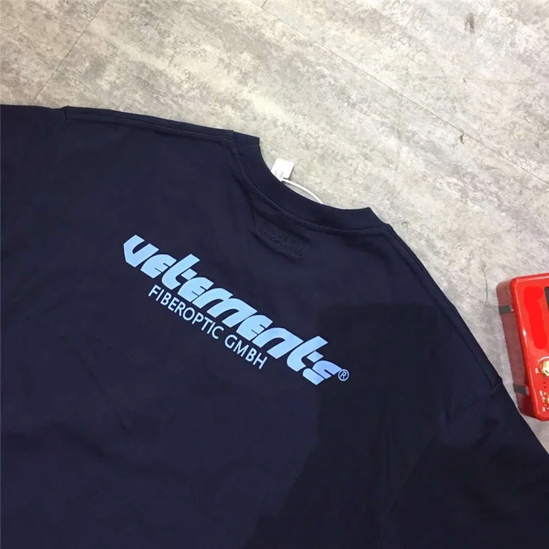 Vetements Футболка мужская 1:1 высокое качество Летний стиль повседневные Хип-хоп