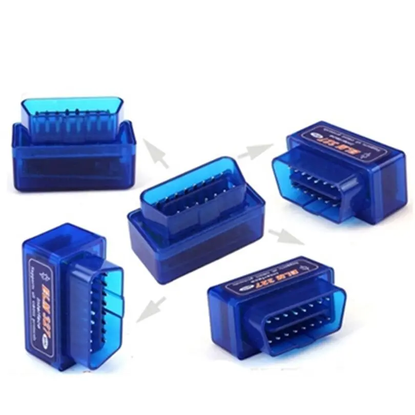 50 шт. супер мини V1.5 ELM 327 Bluetooth OBD IIOBD2 работает на Android телефон армированный чехол