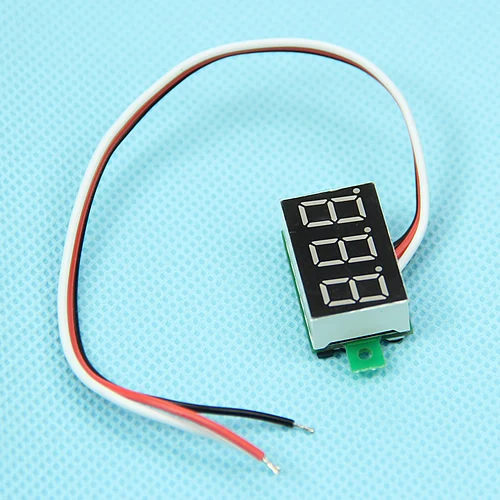 Hot Mini Three Line LED Small Panel Meter Display Digital Voltmeter DC0-100V L15 | Инструменты