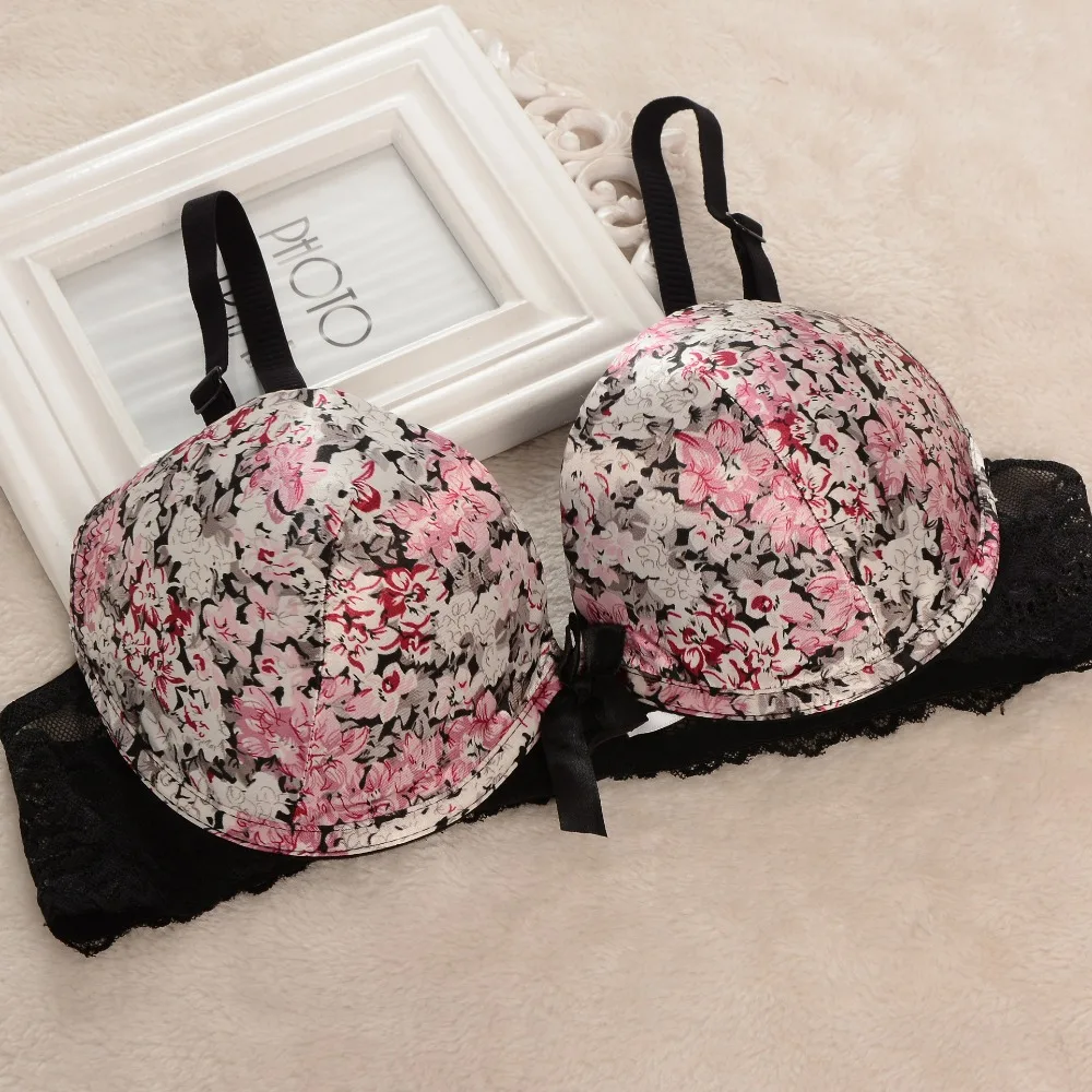 3/4 стакана кружева бюстгальтер с эффектом пуш ап Большие размеры пикантные