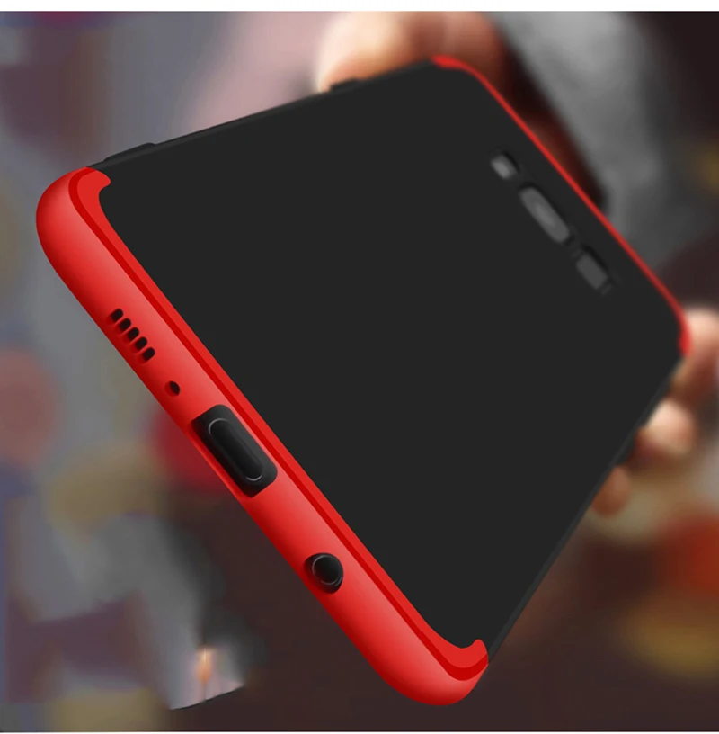Gourde 3 in 1 Phone Case 360 degree Protected case For Samsung Galaxy S8 Matte Cover plus | Мобильные телефоны и