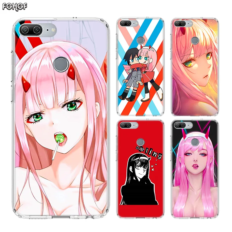 Силиконовый чехол для телефона Darling in the Franxx Zero Two Huawei Honor 20 Pro 10 9 lite 8X 8A 20i 8C 8S V20 Y5 Y6 Y7
