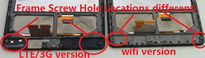 Новый Оригинальный сенсорный ЖК экран дигитайзер с рамкой для 2013 Asus Google Nexus7 FHD 2nd