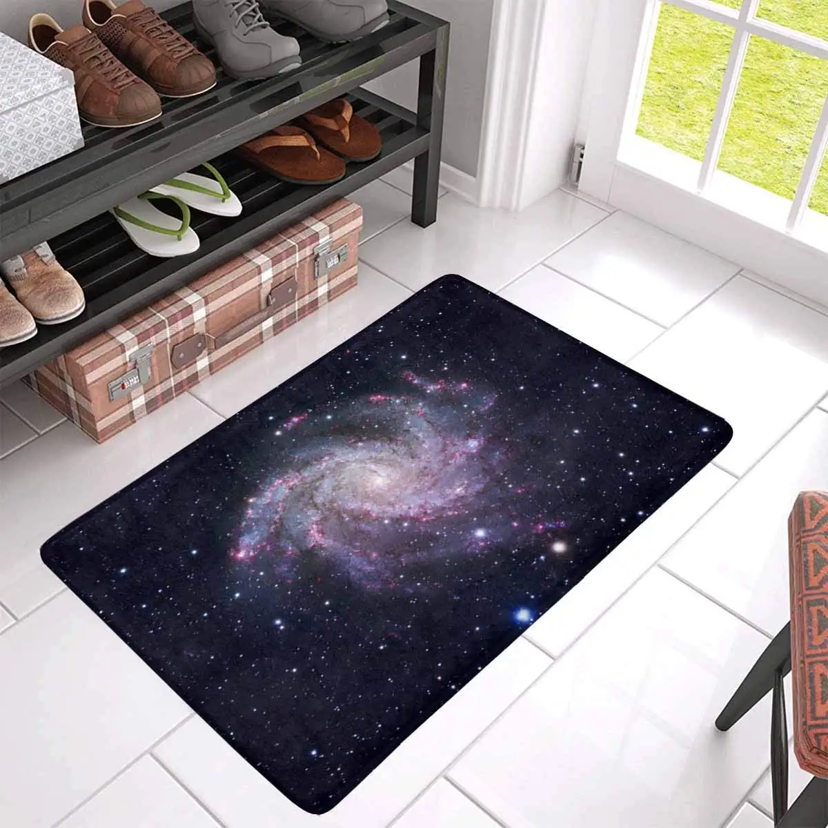 Galaxy Space Противоскользящий дверной коврик для домашнего декора индивидуальный