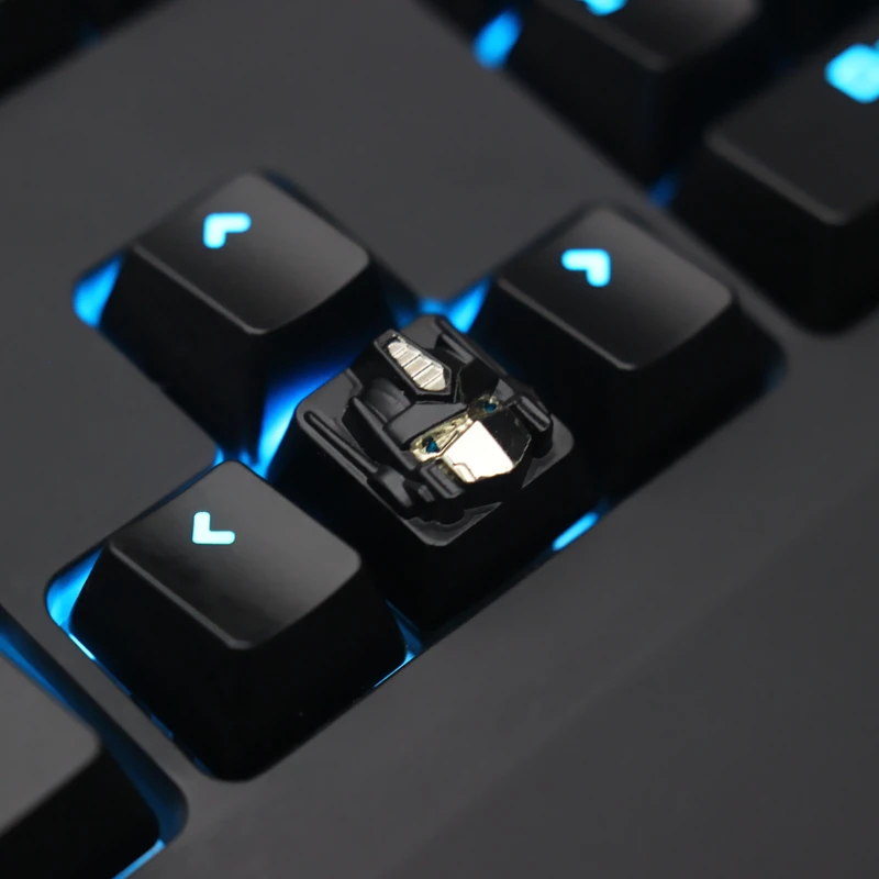 1pc key cap 1 шт. цинковый алюминиевый сплав ключ крышка механическая клавиатура с подсветкой ключ крышка для автоботов Оптимус Прайм R1 высота стереоскопический Рельеф крышка - Цвет: 1pc key cap