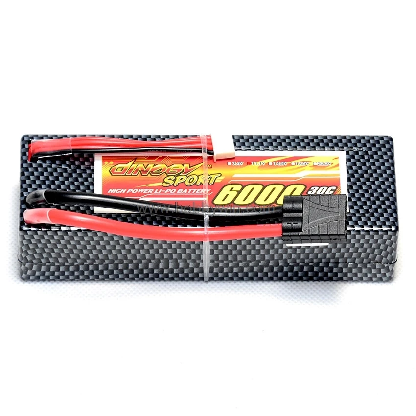 Литий полимерный аккумулятор 11 1 В 3S 6000 мА/ч 30C Hardcase Burst 60C T plug & TRX Lipolymer для 1/10 и 1/8th RC
