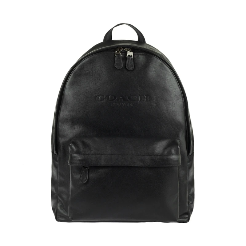 Мужской черный кожаный рюкзак Coach F54786/F49313/F23247|Мужские рюкзаки| |