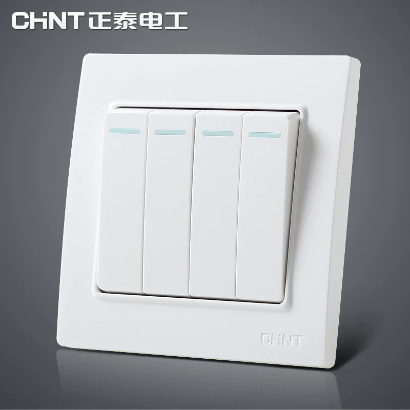 CHNT NEW7L безопасная стальная рама трехцветный Переключатель Четыре Четырехместный