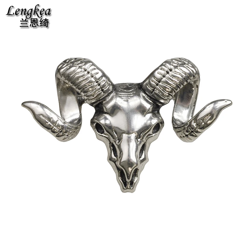 Free shipping fashion male brooch suit pin sheep head skull personality of the boys nightclub accessories gift | Украшения и