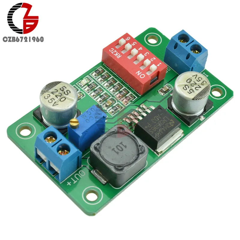 DC-DC LM2596 3A Напряжение 5 V-36 V до 1,5 V-33 V понижающего преобразователя постоянного тока трансформатор Регулируемый силовой модуль для Arduino