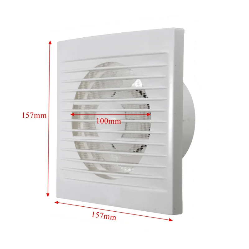Настенный мини вентилятор для ванной кухни туалета 220 В 100x100 мм 12 Вт|exhaust fan|fan fanwall