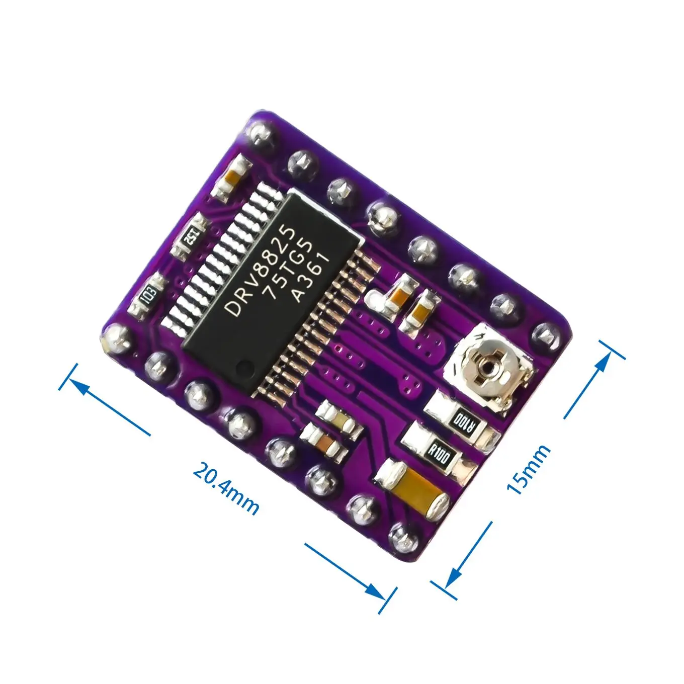 3D принтер Stepstick Drv8825 Драйвер шагового двигателя Reprap 4 PCB плата | Электронные