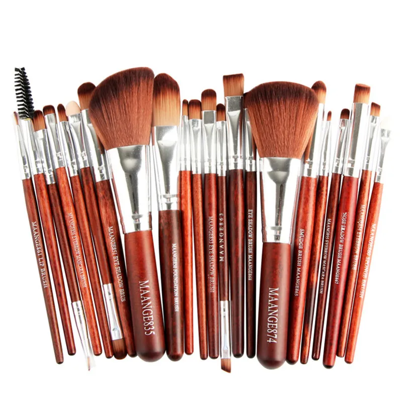 20Pcs Rose gold Makeup Brushes Set Pro Powder Brush Foundation Blush Eyeshadow Eyeliner Lip Cosmetic Make up Tool | Красота и