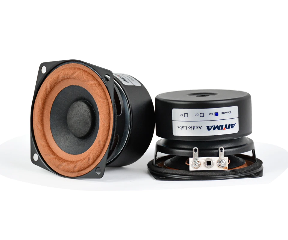 AIYIMA 2 шт 2,5 дюймов 15 Вт аудио портативный динамик s 4Ohm 8Ohm полный диапазон Hifi бас мини-динамик DIY для домашнего кинотеатра