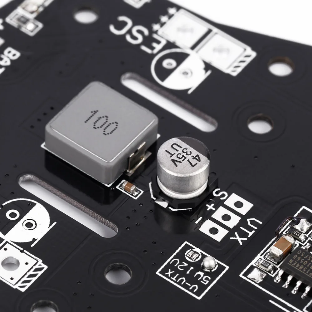 Naze32 CC3D PDB PCB распределительная плата 5/12 звуковой сигнал BEC LED для QAV250 Quadcopter|Детали и