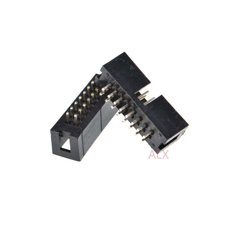 10 шт. dc3-16p 2 54 мм Шаг JTAG ISP гнездо прямой idc коробки заголовки PCB разъем двухрядный