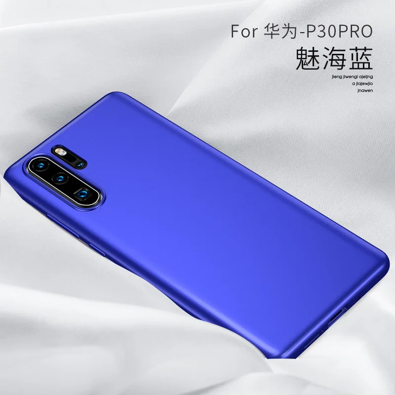 Мягкий силиконовый чехол X-Level для huawei P30 Pro Lite X Level Ультратонкий матовый защитный чехол из ТПУ - Цвет: Blue