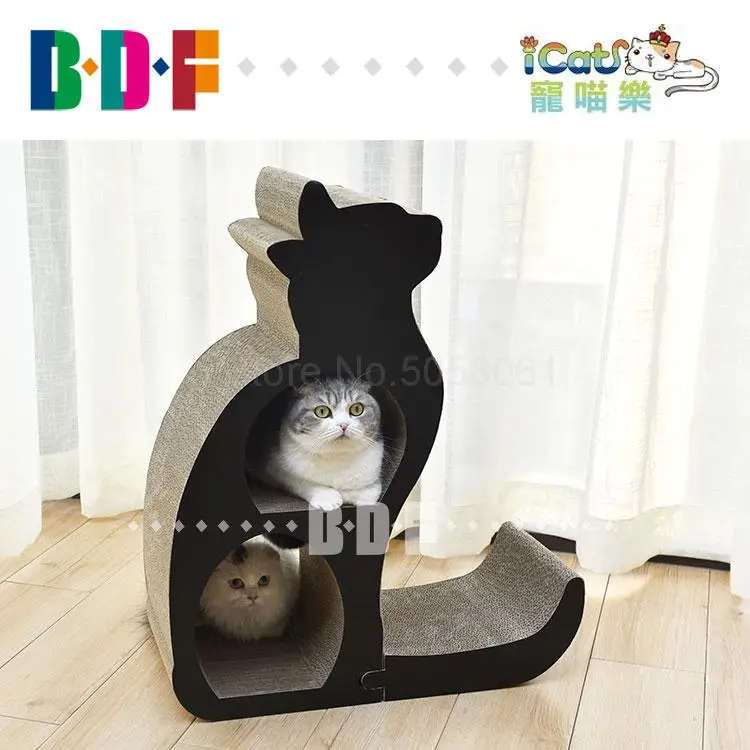Гофрированная игрушка для кошек кошачья Когтеточка кошачий наполнитель | Дом и